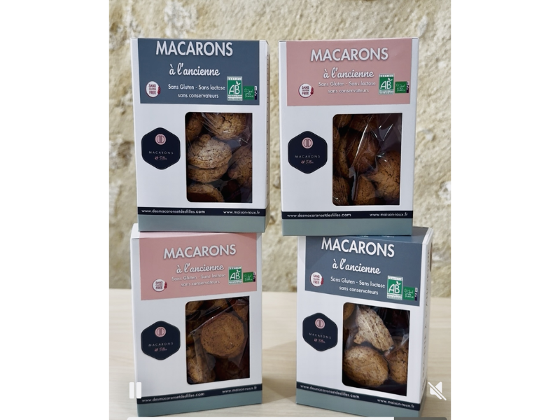 4 Pockets de macarons BIO