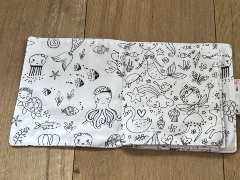 Le cahier de coloriage lavable