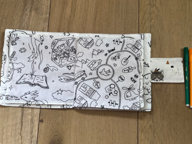 Le cahier de coloriage lavable