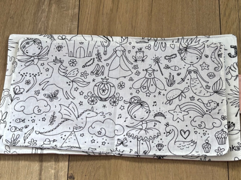 Le cahier de coloriage lavable