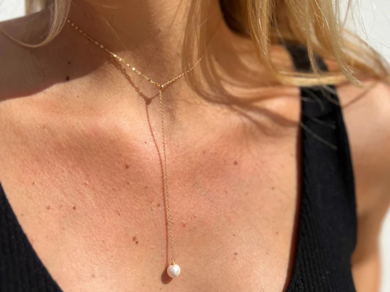 COLLIER L'ÉTERNEL - Perle d'eau douce