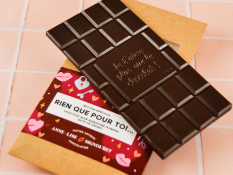Duo Tablettes de Chocolat Message Secret