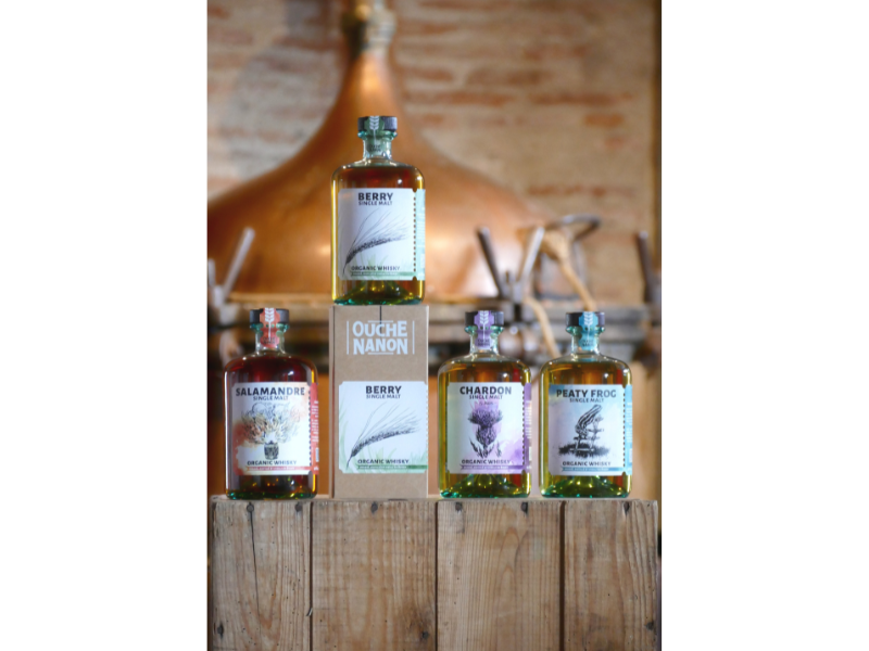 Bouteille whisky 50cl + coffret dégustation 3x50ml