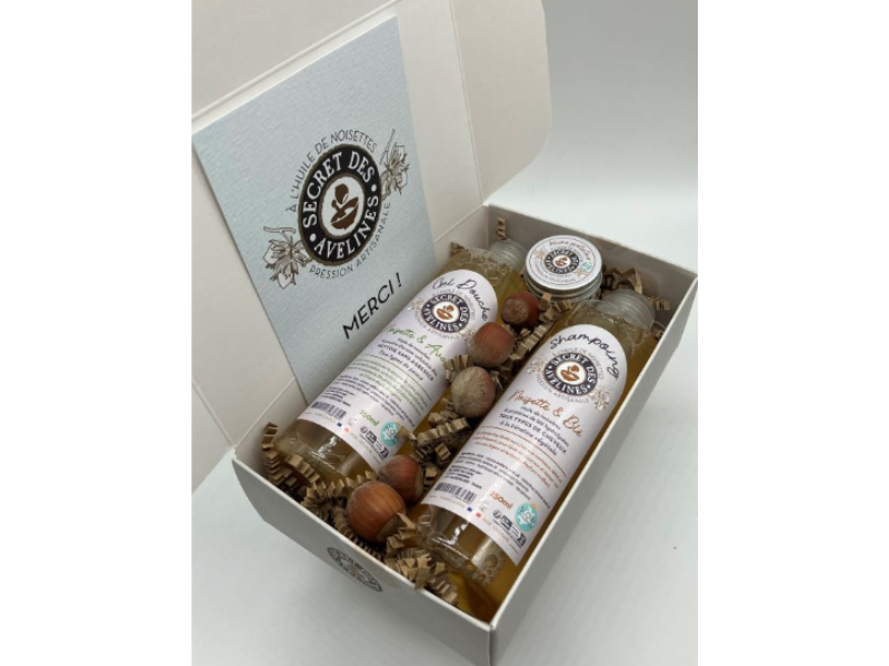 Coffret Bain et Douche à l’huile de noisettes