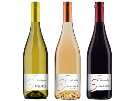 Coffret 3 couleurs, AOC Touraine, vins biologiques