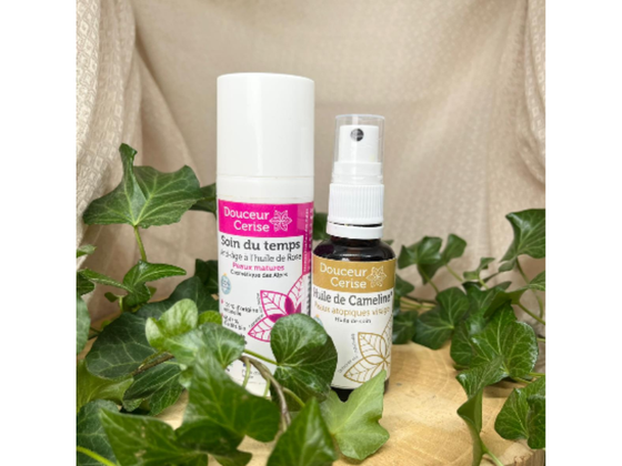 Duo Femme : Soin du Temps & Huile de Cameline 30 mL