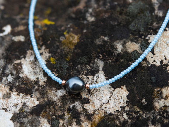 Parure LYANA avec un collier et un bracelet assorti