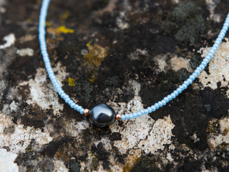 Parure LYANA avec un collier et un bracelet assorti