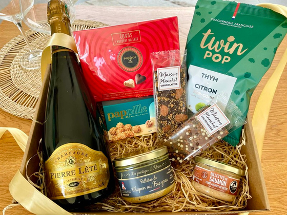 COFFRET D'EXCEPTION : CHAMPAGNE & METS