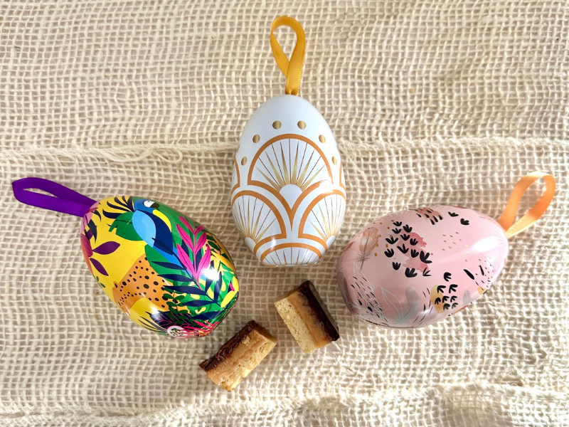 3 Œufs Garnis – Shortbread Chocolat & Caramel