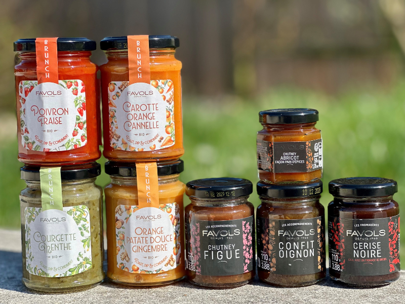 Les délices apéritifs : 4 fromagères, 4 accompagnements