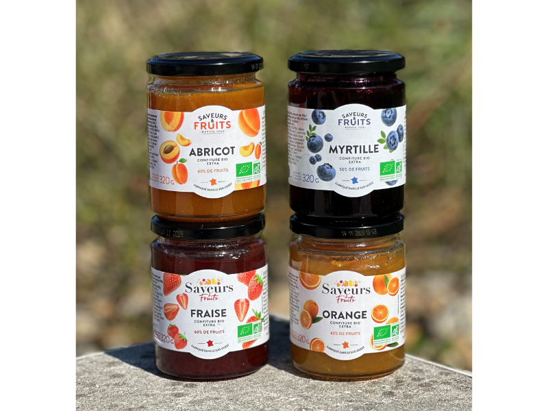 Les incontournables : 4 confitures 320g