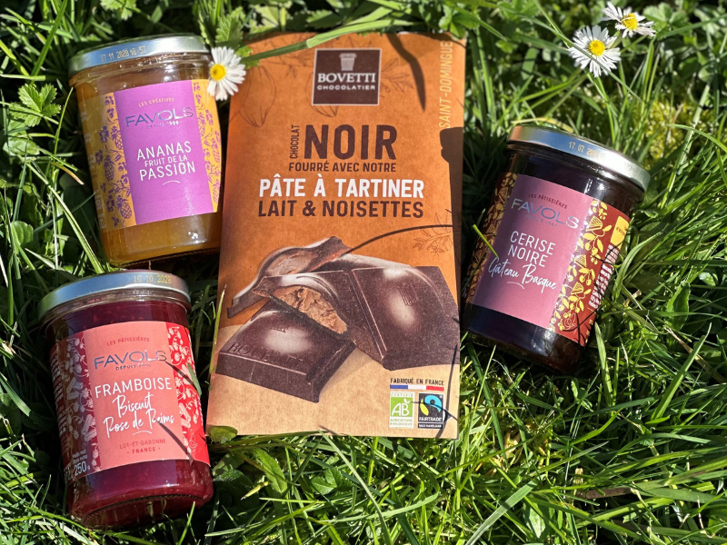 La sélection gourmande : 3 confitures, 1 pâte à tartiner