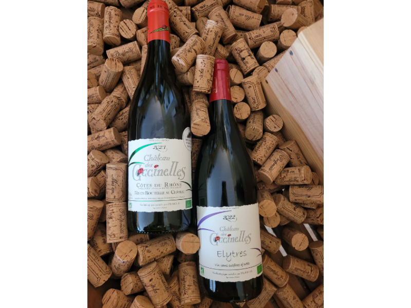 Coffret 2 vins Côtes du Rhône Sans Sulfités ajoutés BIO