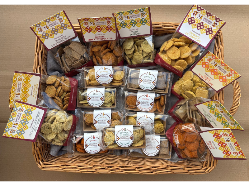 Assortiment Généréux de Biscuits Apéritifs