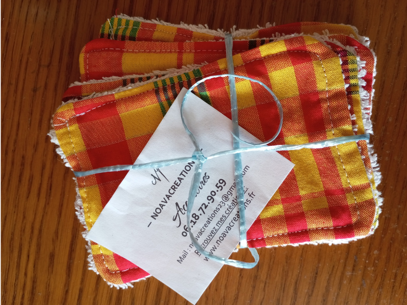 Coffret Complet Madras : bouillotte + chouchou + anneau + lingettes