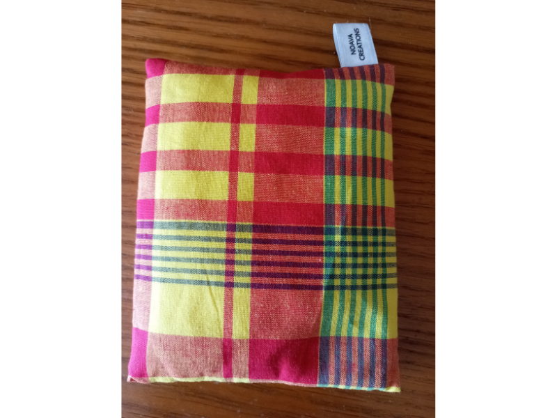 Coffret Complet Madras : bouillotte + chouchou + anneau + lingettes