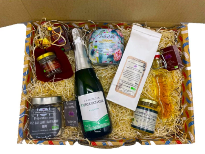 Coffret Champagne et Safran