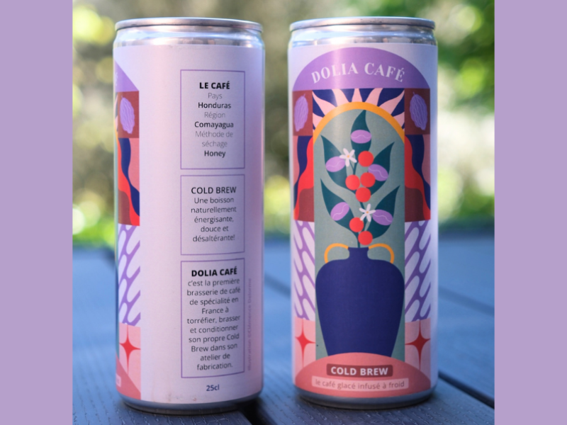 Coffret de 4 canettes de Cold brew (25cl) et 250grs de café en grain