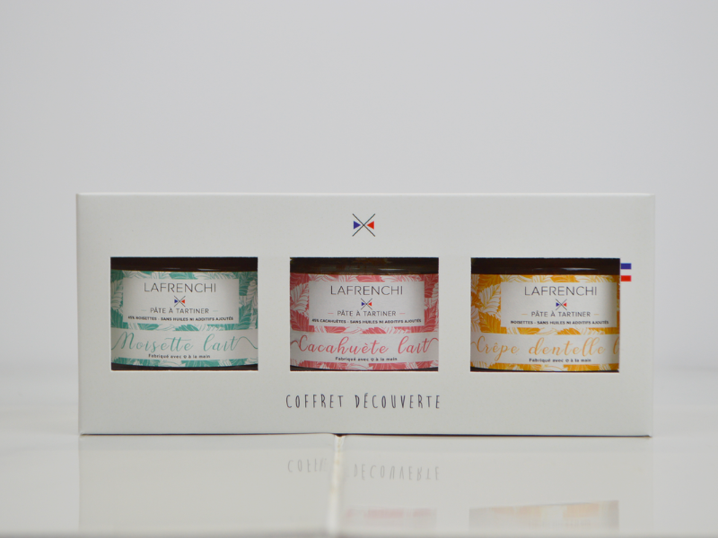 Coffret de Pâtes à tartiner artisanales au chocolat Lait
