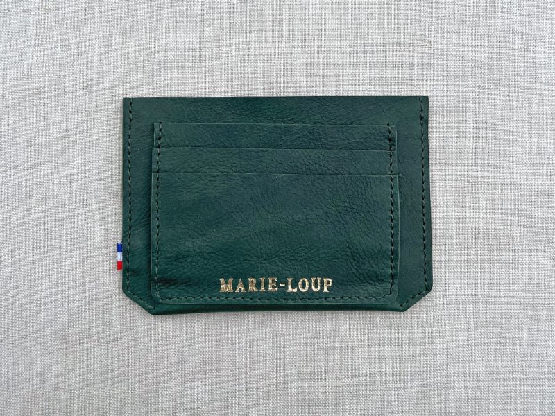 Porte-cartes en cuir
