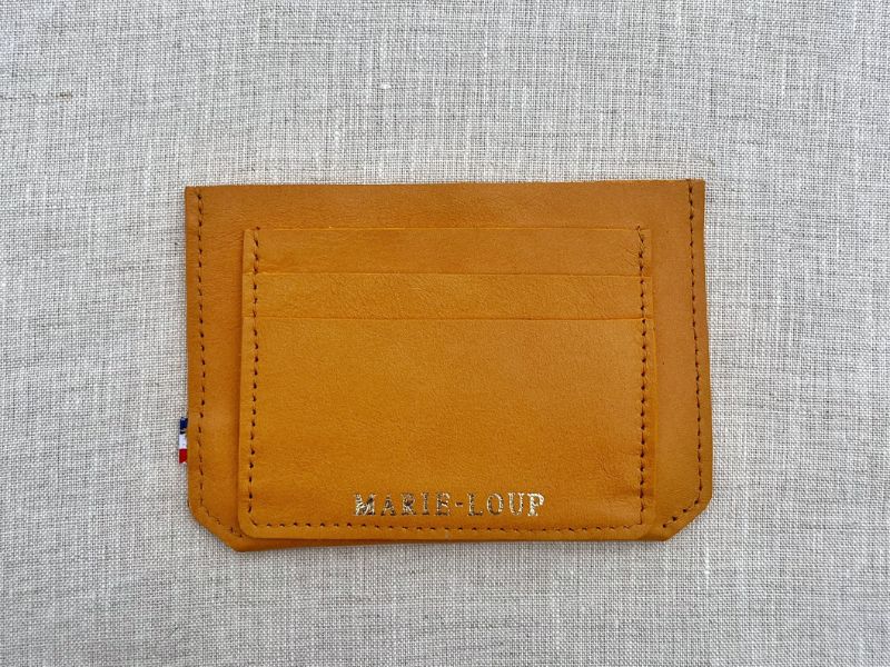 Porte-cartes en cuir