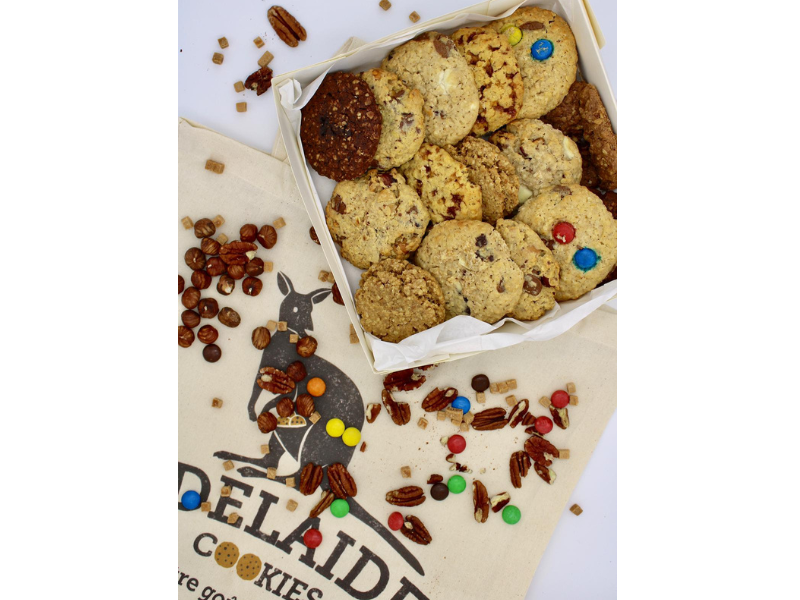 Coffret 8 cookies 100% Chocolat noir