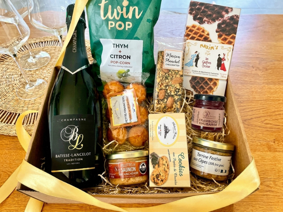 COFFRET D'EXCEPTION : CHAMPAGNE & METS