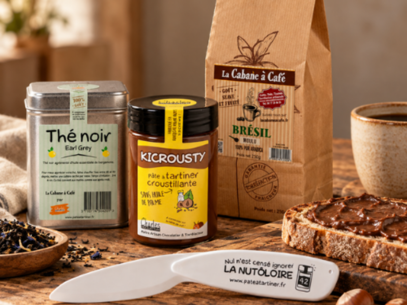 Coffret Sucré Thé, Café et Pâte à Tartiner