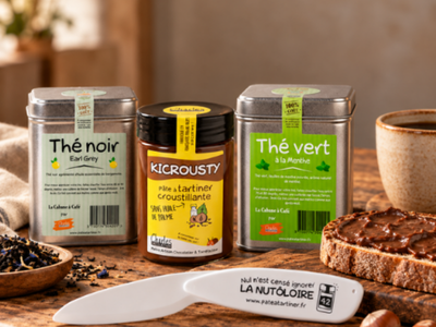 Coffret Sucré Thé et Pâte à Tartiner