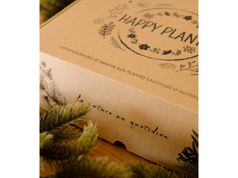 Coffret Infusions et cosmétiques bio Noël