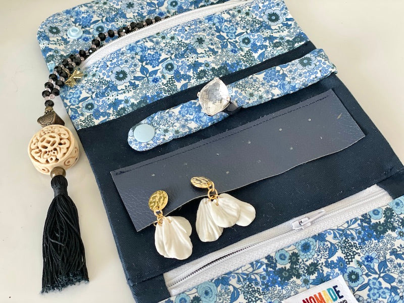 Duo trousse de toilette, trousse à bijoux
