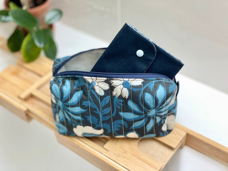 Duo trousse de toilette, trousse à bijoux