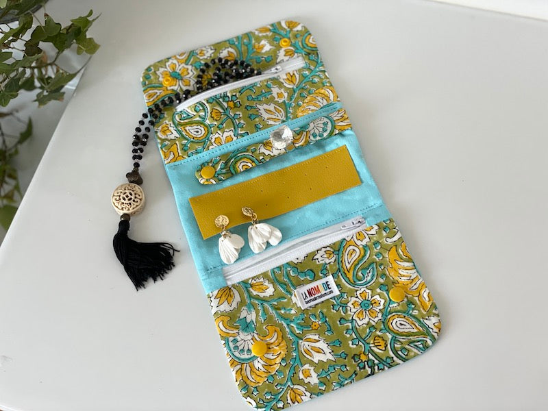 Duo trousse de toilette, trousse à bijoux