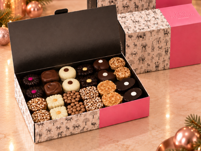Coffret Découverte - 48 mini-chocolats noir/lait/blanc