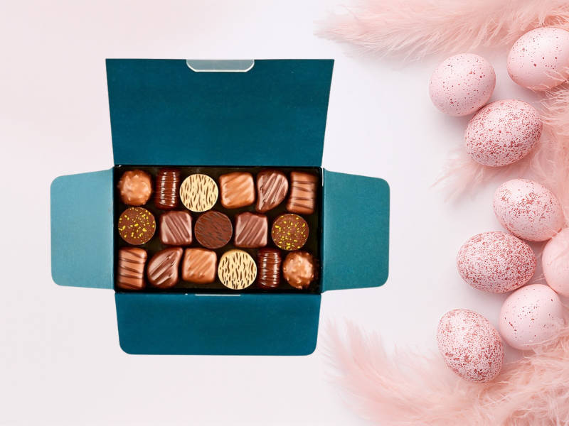 Ballotin de Pâques au Praliné et Ganaches