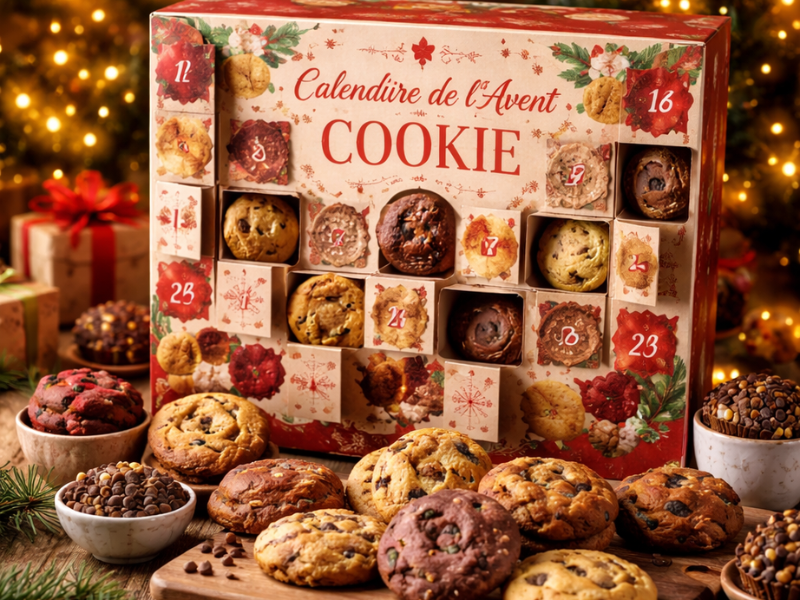 Calendrier de l'Avent Cookies Artisanaux 2026