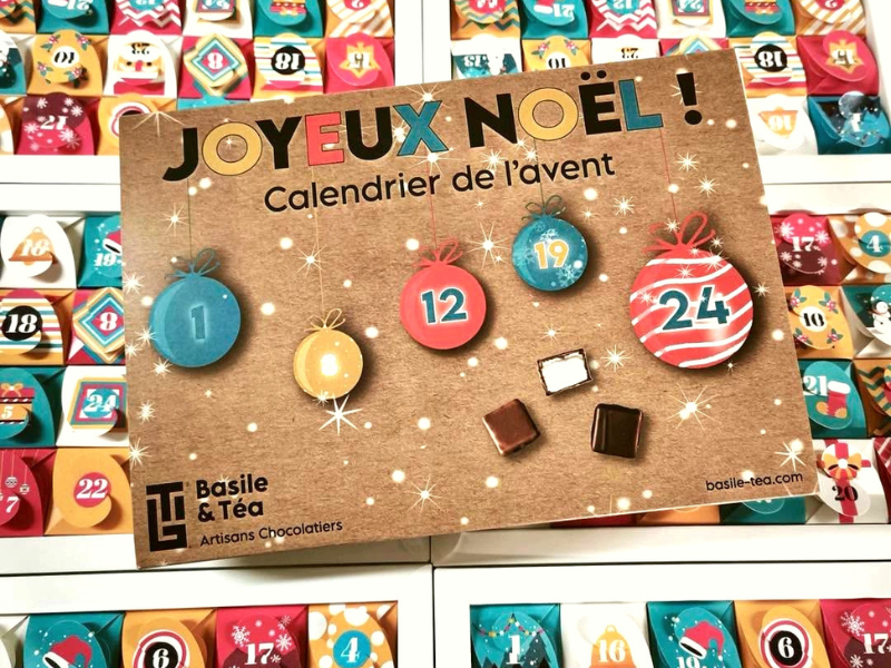 Calendrier de l'Avent Chocolat Joyeux Noël 2026