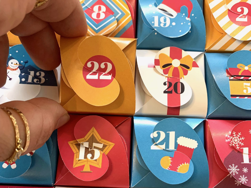 Calendrier de l'Avent Chocolat Joyeux Noël 2026