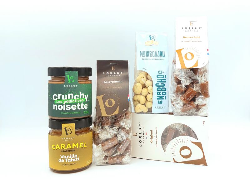 Caramels pour la Famille : Caramel et Pâte à Tartiner, Caramels Fondants & Noix de Cajou au chocolat blanc