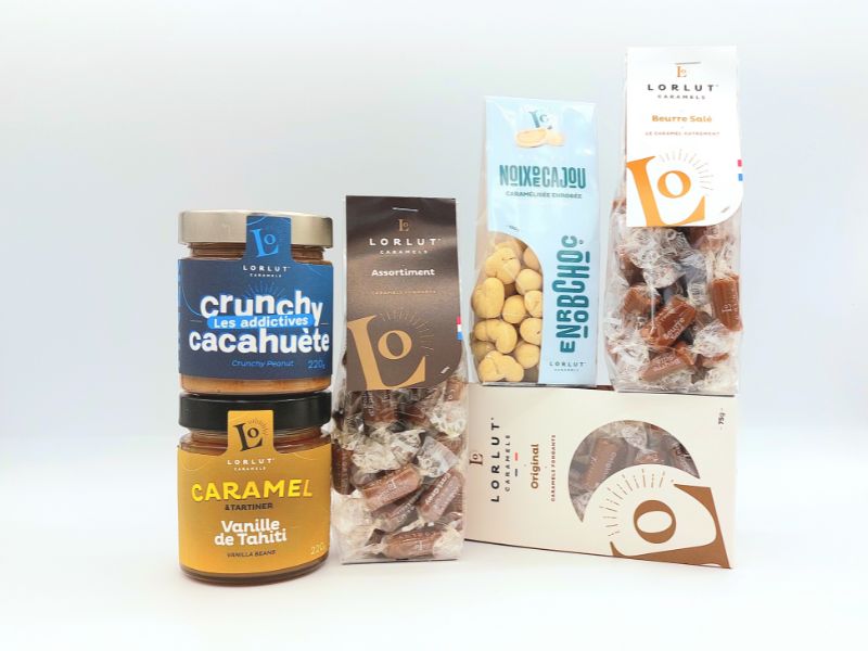 Caramels pour la Famille : Caramel et Pâte à Tartiner, Caramels Fondants & Noix de Cajou au chocolat blanc
