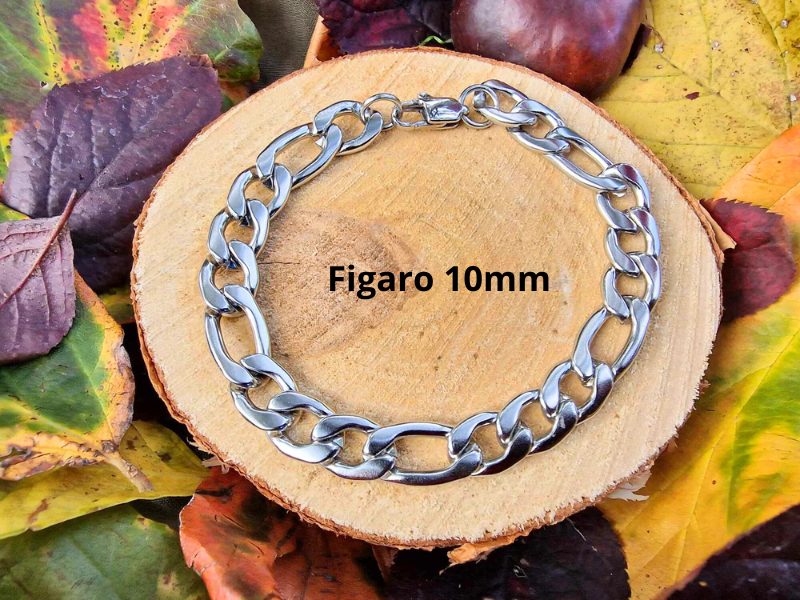 Un bracelet ou un collier Homme en acier inoxydable