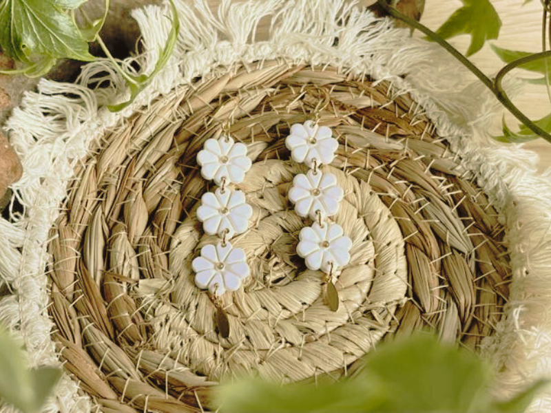 Boucles d'oreille Flora