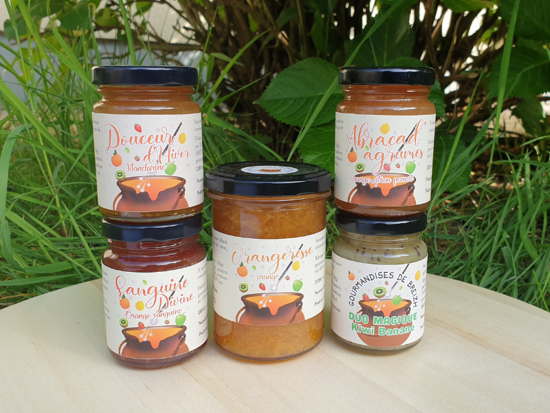 Coffret d'Ici et d'Ailleurs - 5 Préparations de Fruits