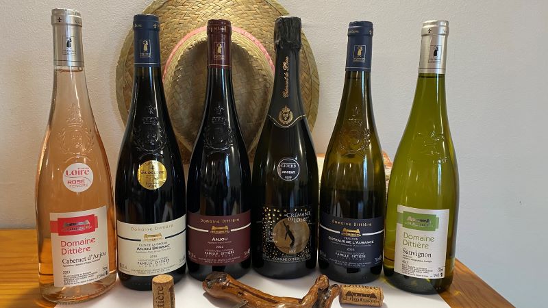 Coffret vin de la Loire 6 bouteilles rouge, blanc, rosé, pétillant