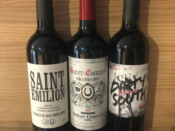 Coffret 3 bouteilles Pop Culture Saint Emilion 75cl
