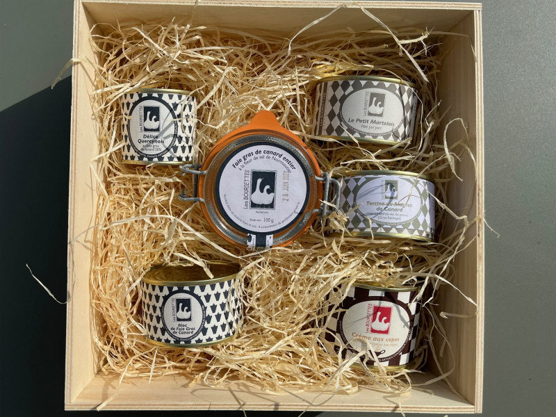 Coffret gourmand Foie gras et autres douceurs