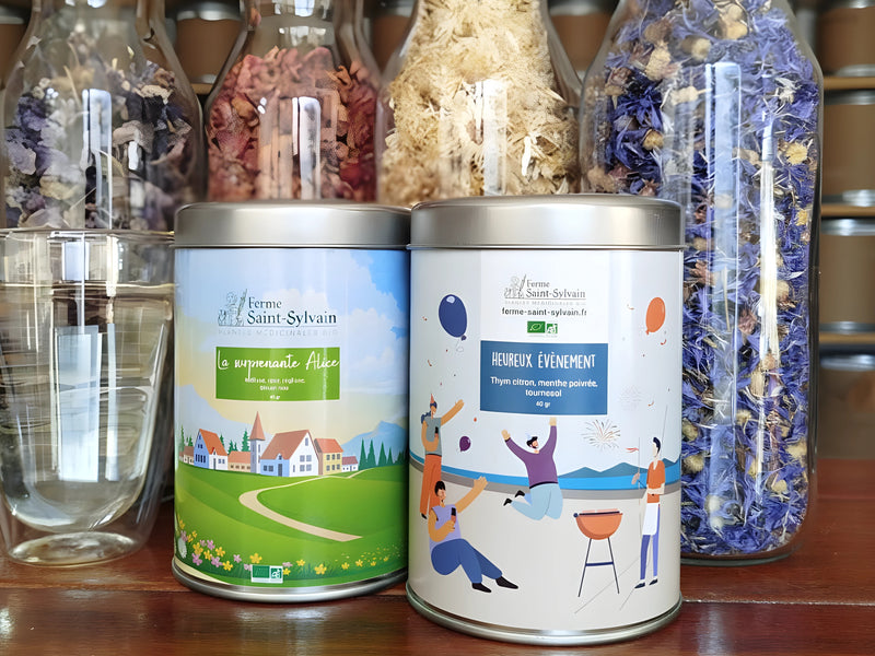 Coffret de 2 tisanes bio de 40g 