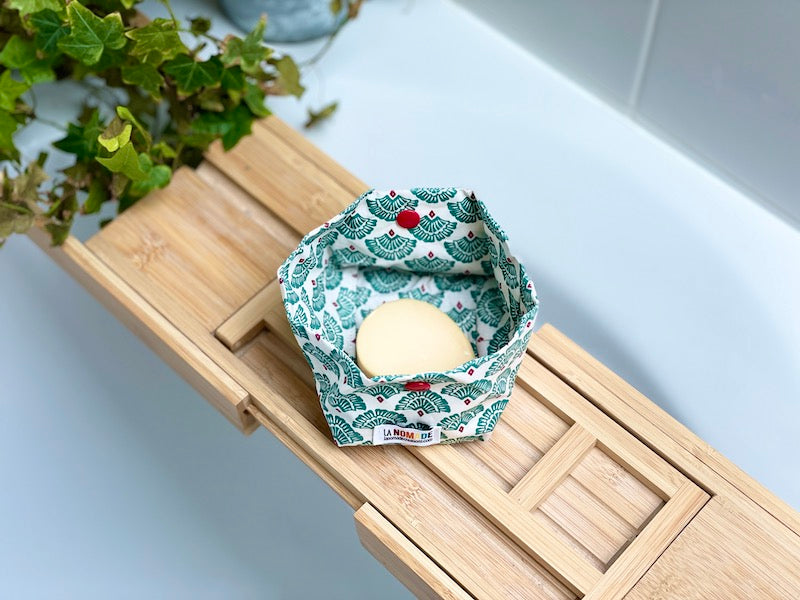 kit de toilette pratique à emporter — étui à savon solide, étui brosse à dents & 4 lingettes démaquillantes