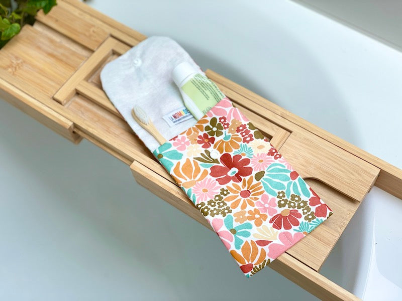 kit de toilette pratique à emporter — étui à savon solide, étui brosse à dents & 4 lingettes démaquillantes